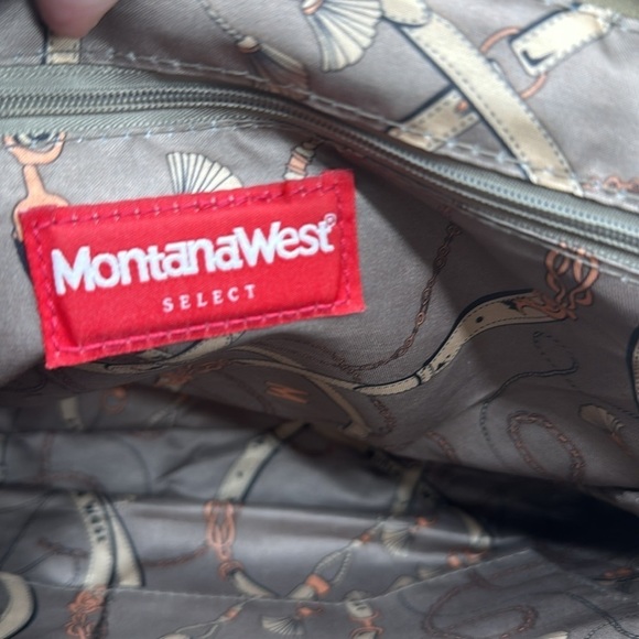 Montana West Two Tone Brown Shoulder Bag BRN6020C - Picture 10 of 16